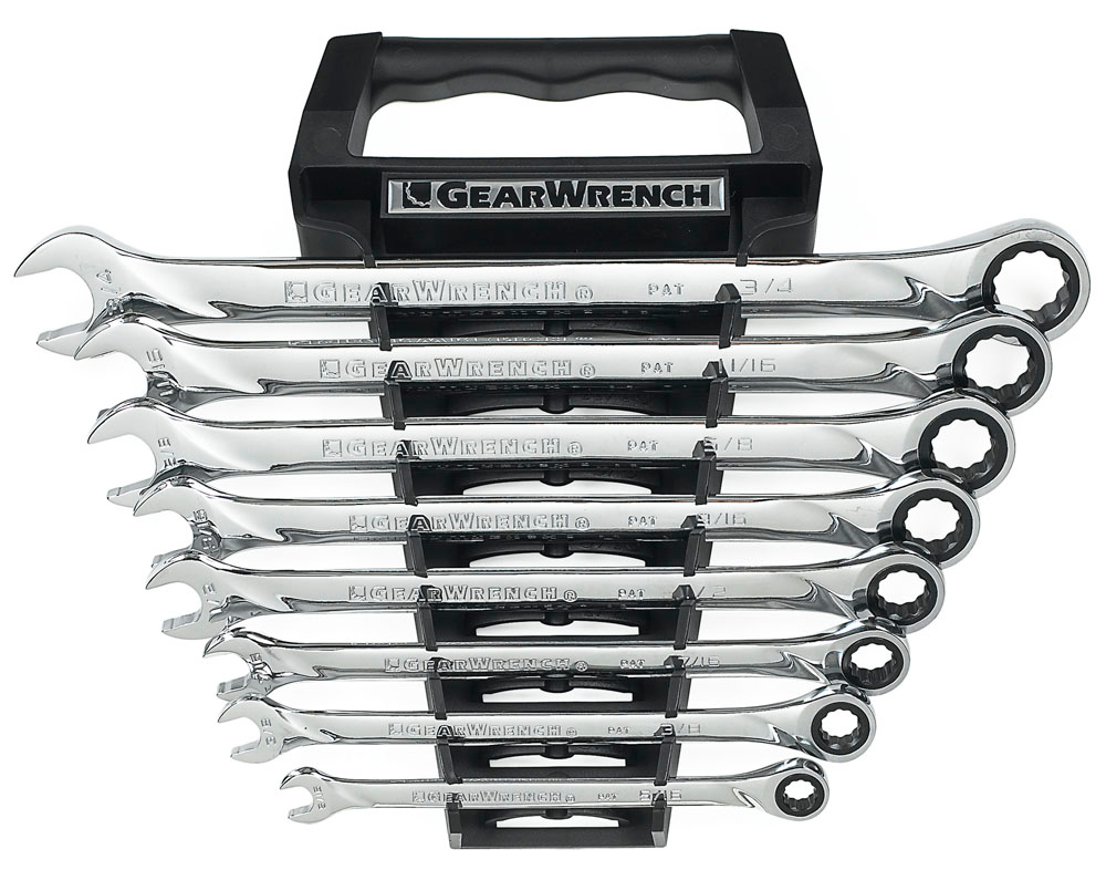 GearWrench&reg; 8 Pc. Combination Ratcheting Wrench Set